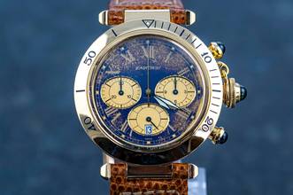 Thumbnail von Cartier Pasha Chronograph | 30009 | German Full Set 1993 | yellow gold