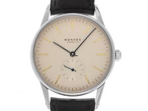 Thumbnail von NOMOS Orion Glashütte Orion Ref.301 1990 Full Set sehr gut Vintage