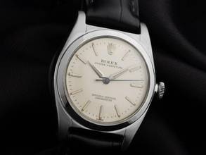 Thumbnail von Rolex Oyster Perpetual Bubble Back Ref.6050 1962 original Box sehr gut Vintage