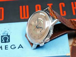 Thumbnail von Omega VERY EARLY CAL 320 CHRONO WITH RARE STUNNING DIAL IN MINT CONDITION