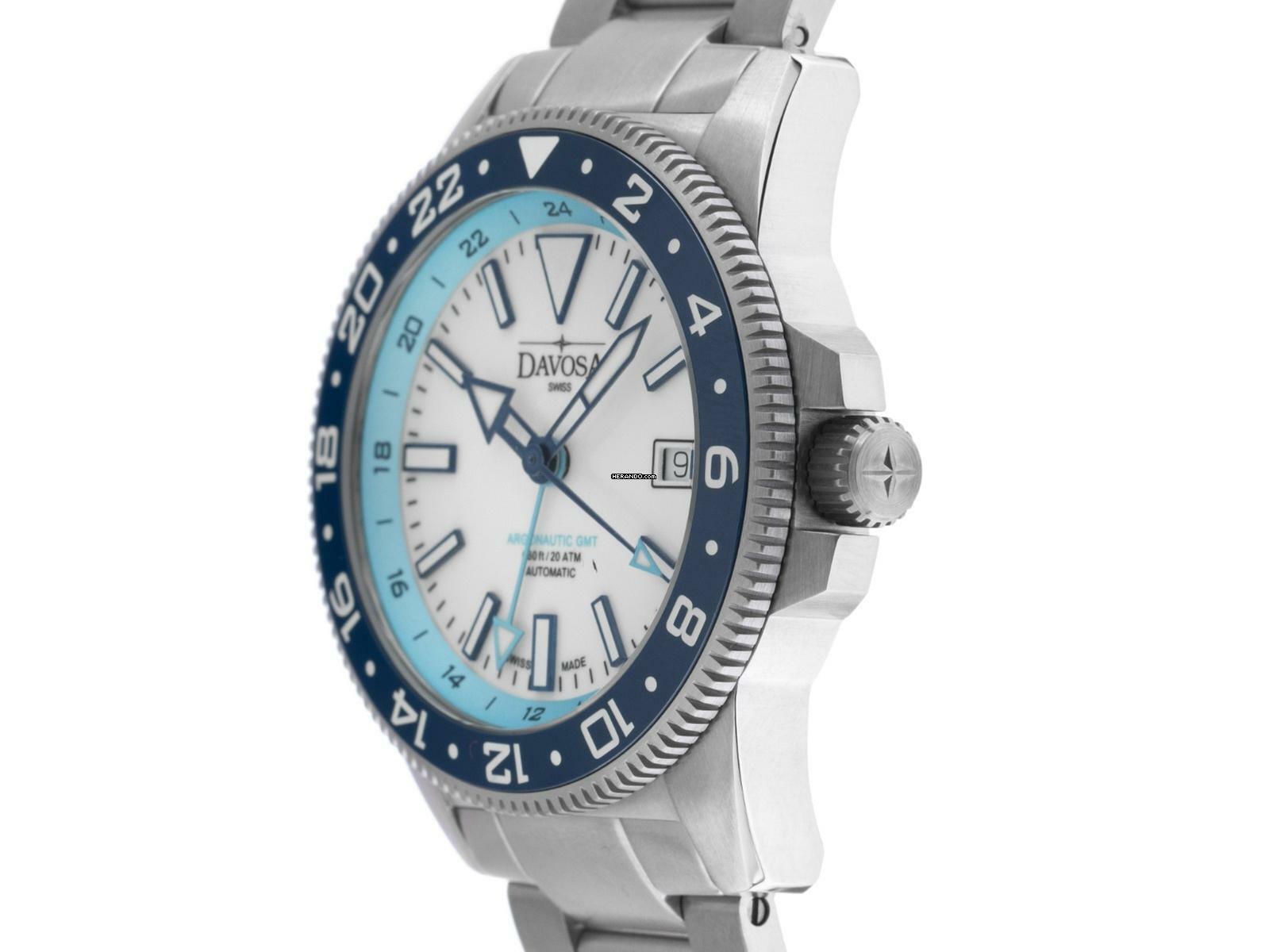 Davosa Argonautic World Traveller Ref.161.542.40 Full Set Neu