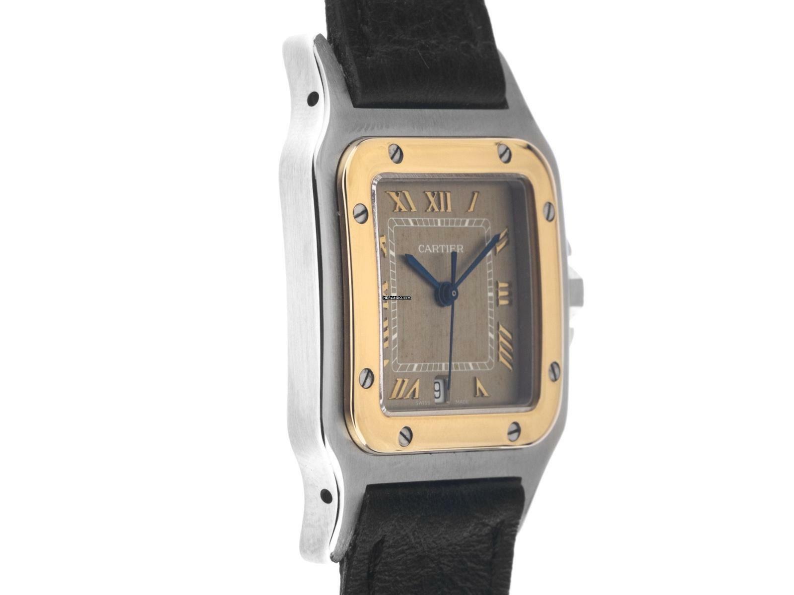 Cartier Santos Galbée GM Ref.187901 1995 Box&Beschreibung sehr gut Vintage