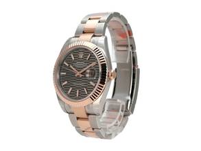 Thumbnail von Rolex Datejust 41 Edelstahl Everose-Gold Ref. 126331 Slate Riffelmuster