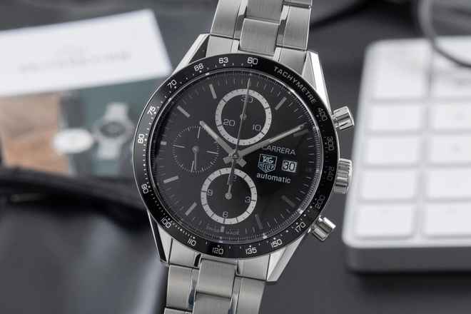  TAG Heuer Carrera Calibre 16 Chronograph Stahl Automatik Herrenuhr Ref. CV2010.BA0788 