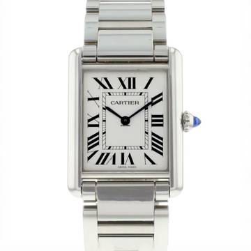  Cartier Tank Must Large Steel Silver Dial  