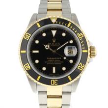 Thumbnail von Rolex Submariner Date Gold Steel Black Dial