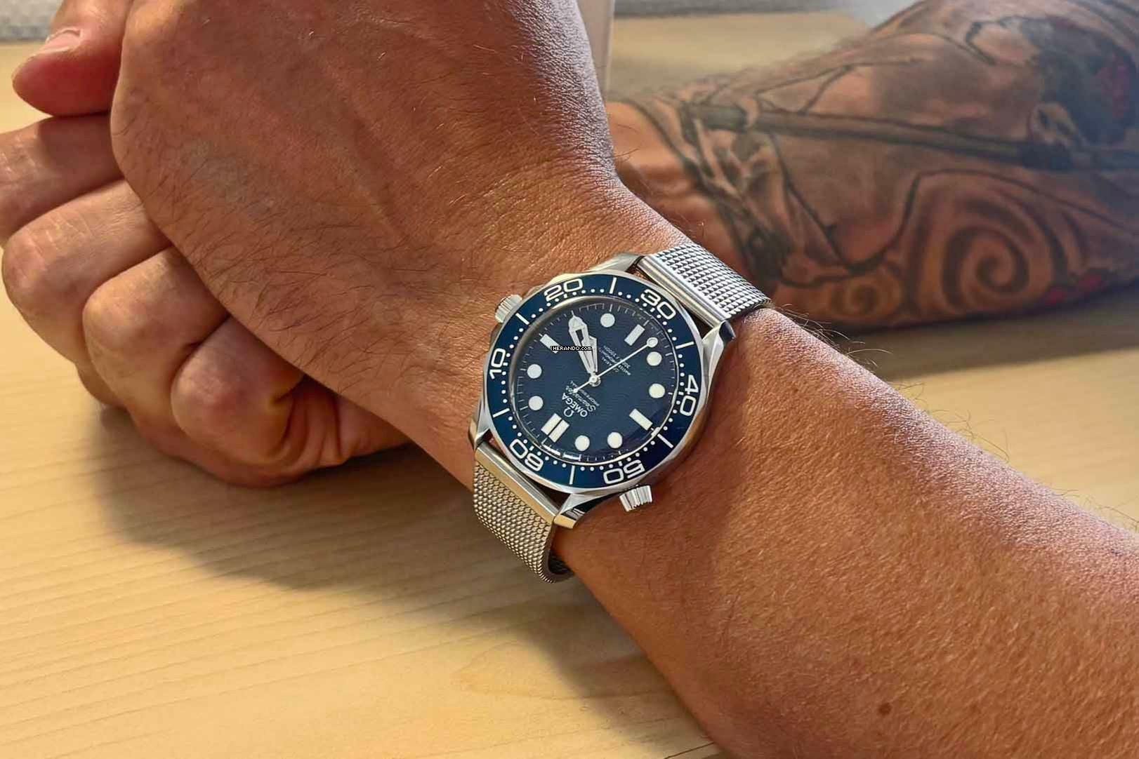 Omega Seamaster Diver 300 M James Bond 007 60th Anniversary ungetragenes Fullset