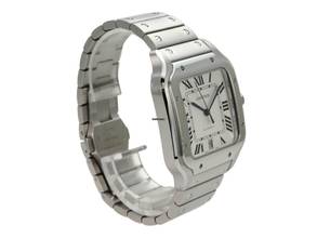 Thumbnail von Cartier Santos de Cartier Edelstahl großes Modell Ref. WSSA0018