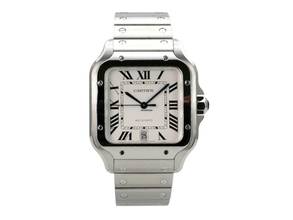 Thumbnail von Cartier Santos de Cartier Edelstahl großes Modell Ref. WSSA0018