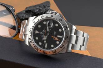Thumbnail von Rolex Explorer II Black Dial Edelstahl Automatik Herrenuhr Ref. 216570