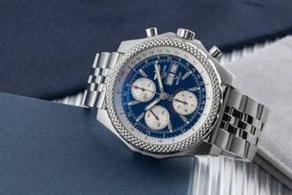 Thumbnail von Breitling Bentley GT Chronograph Automatik Stahl Herrenuhr Ref. A13363 B&P 2008