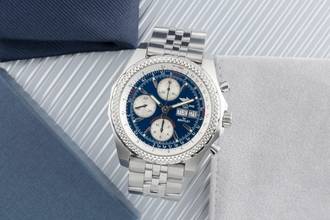 Thumbnail von Breitling Bentley GT Chronograph Automatik Stahl Herrenuhr Ref. A13363 B&P 2008