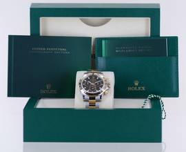Thumbnail von Rolex Daytona Stahl Gold black Dial Cosmograph Full-Set ungetragen
