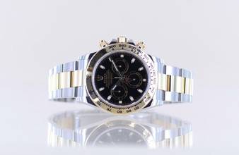 Thumbnail von Rolex Daytona Stahl Gold black Dial Cosmograph Full-Set ungetragen