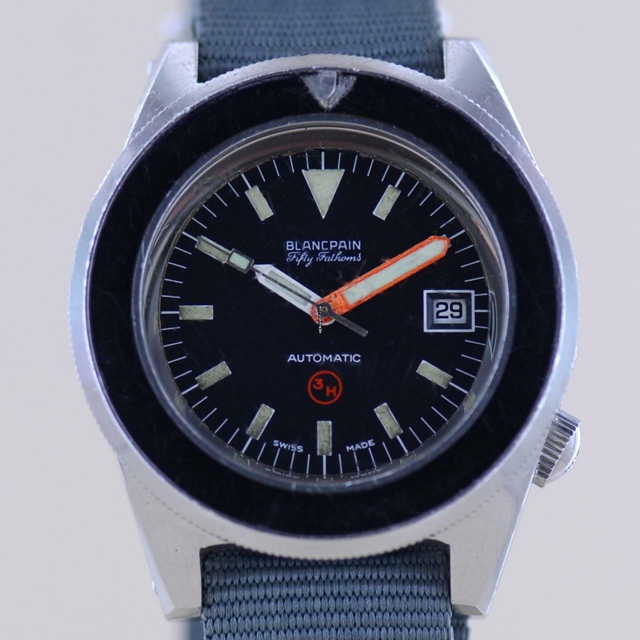 Blancpain Fifty Fathoms Bundeswehr 3H 42mm Vintage Kampfschwimmer Automatic