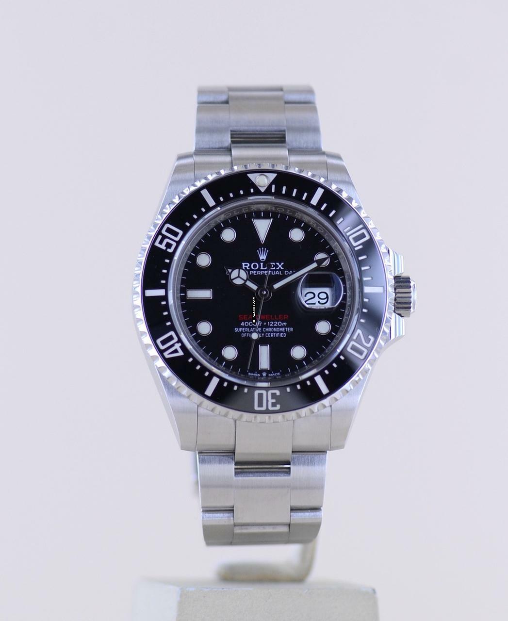 Rolex Sea-Dweller 4000 Single Red 43mm Taucheruhr 126600 B+P