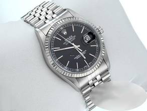 Thumbnail von Rolex Datejust 36 16234 Stahl Weissgold 750 1999 Automatik 36mm Stainless Steel 18kt White Gold Date Just Jubilé-band Chronometer Oyster