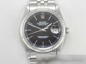 Thumbnail von Rolex Datejust 36 16234 Stahl Weissgold 750 1999 Automatik 36mm Stainless Steel 18kt White Gold Date Just Jubilé-band Chronometer Oyster