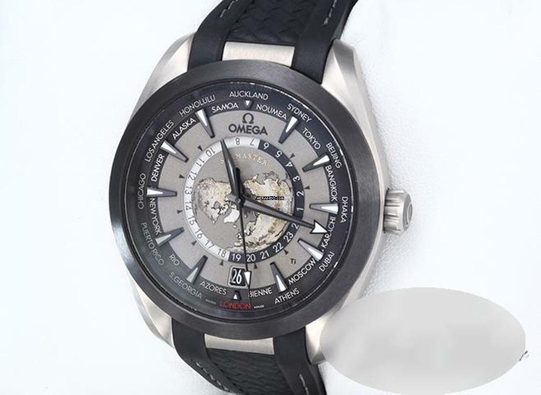 Omega Seamaster Aqua Terra Worldtimer Gmt Worldtimer 220.92.43.22.99.001 2023 Titan