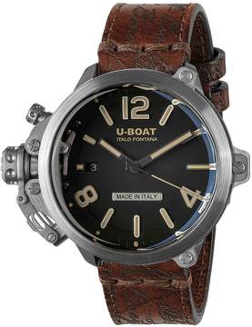  U-Boat Capsule 8809 Capsule 45 mm SS BK BE Automatik Herrenuhr 10ATM 