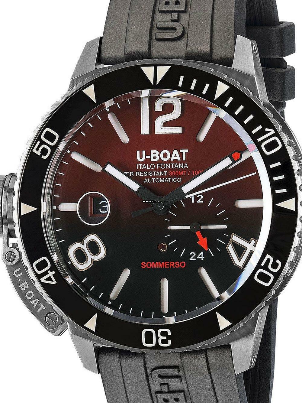 U-Boat 9521 Sommerso Automatik Herrenuhr 46mm 30ATM