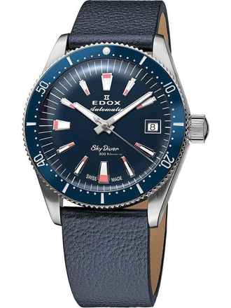  Edox 80131-3BUC-BUICO Skydiver Automatik +Wechselarmband Damenuhr 