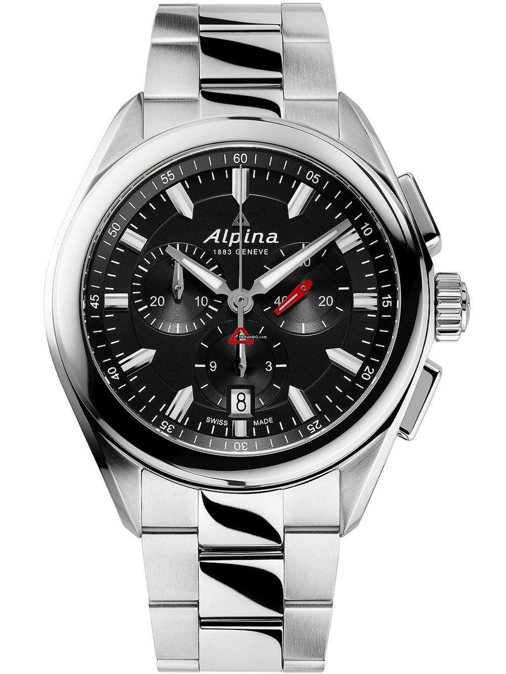 Alpina Alpiner AL-373BB4E6B Alpiner Chronograph Herrenuhr 42mm 10ATM