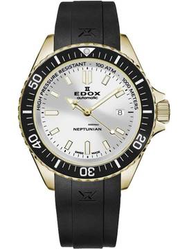  Edox 80120-37JCA-AID Neptunian Automatik Herrenuhr 44mm 100ATM 