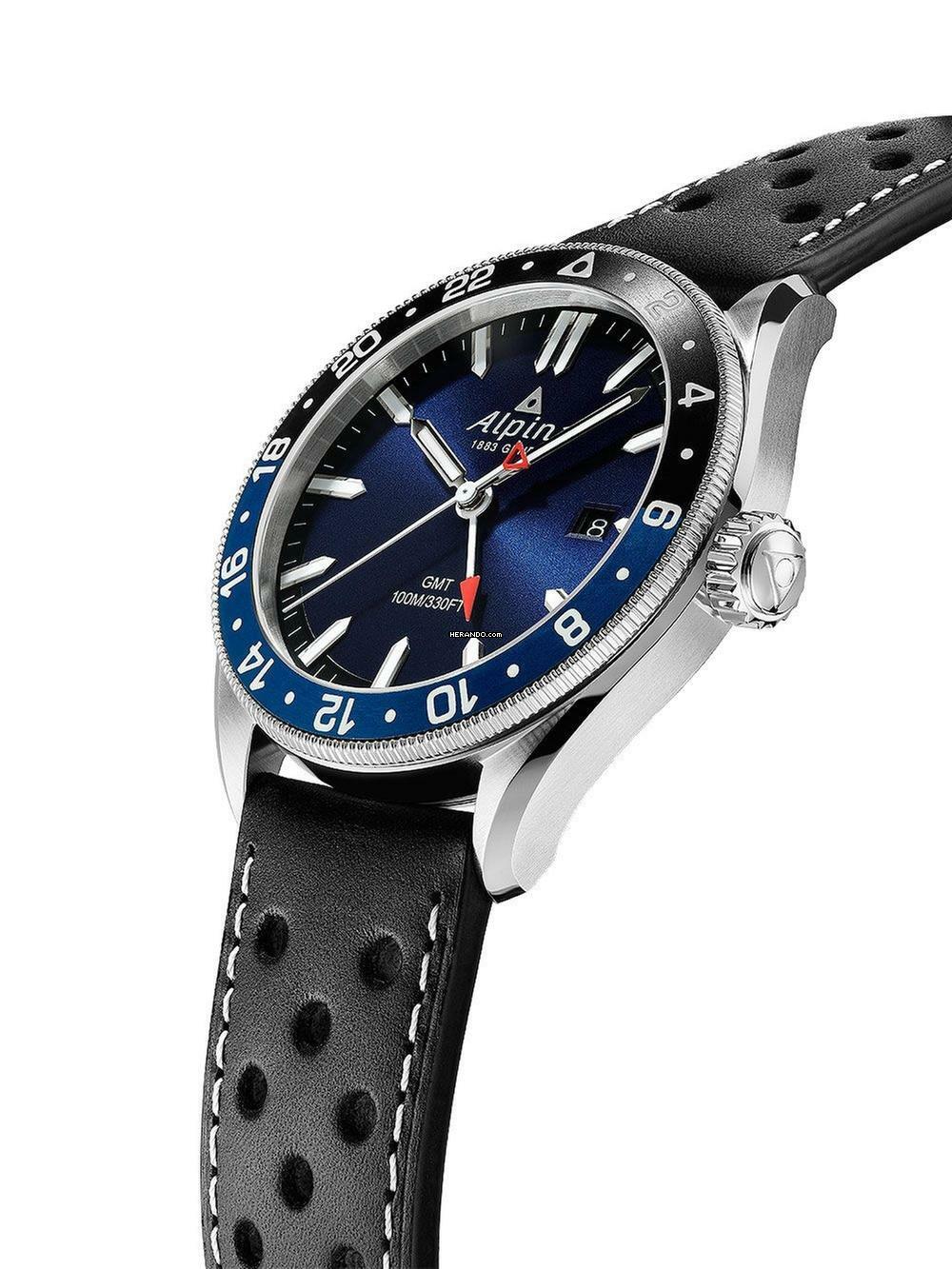 Alpina Alpiner AL-247NB4E6 Alpiner GMT Herrenuhr 42mm 10ATM