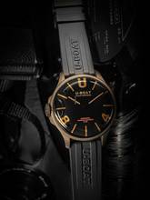 Thumbnail von U-Boat 9548 Darkmoon Brown Vintage Herrenuhr 44mm 5ATM