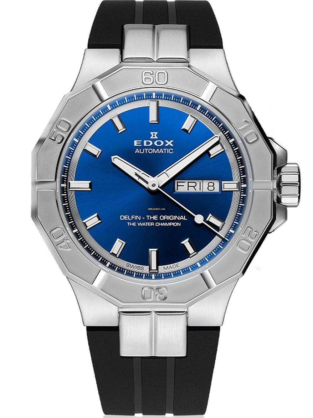 Edox 88008-3CA-BUIN Delfin Day-Date
