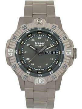  Traser H3 110666 Tactical Grau Titan Herrenuhr 46mm 20ATM 