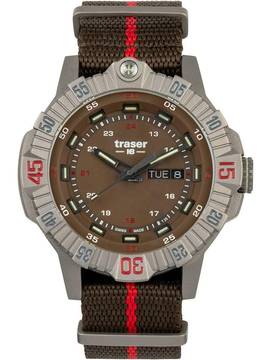  Traser H3 110669 Tactical Braun Titan Herrenuhr 46mm 20ATM 