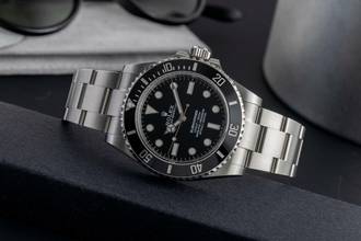 Thumbnail von Rolex Submariner (No Date) Stahl Automatik Herrenuhr Ref. M124060 Box & Papiere 2022