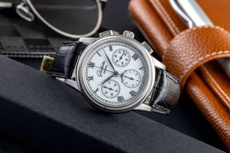 Thumbnail von Glashütte Original Senator Chronograph Stahl Automatik Herrenuhr Ref. 1-39-31-05-03-04