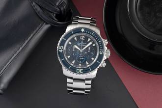 Thumbnail von Blancpain Fifty Fathoms Flyback Chronograph 5085FB-1140-52B B&P 2016