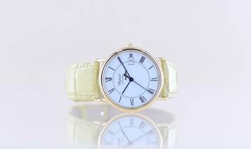 Thumbnail von Chopard L.U.C 18K LUC Klassiker Gelbgold Unisex Dresswatch white roman Dial B+P