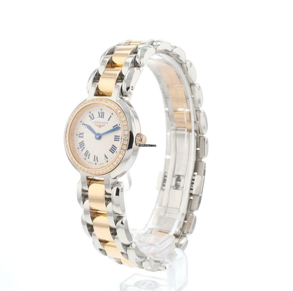 Longines PrimaLuna Steel / Rosegold Diamonds Roman Dial NEW