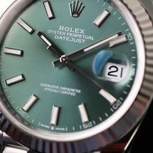 Thumbnail von Rolex Datejust 41 Jubilee Fluted Mint Green Dial