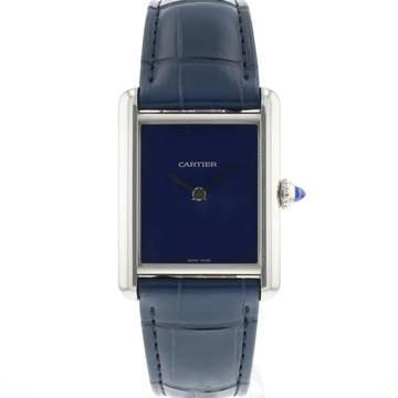  Cartier Tank Must Large Blue Dial  