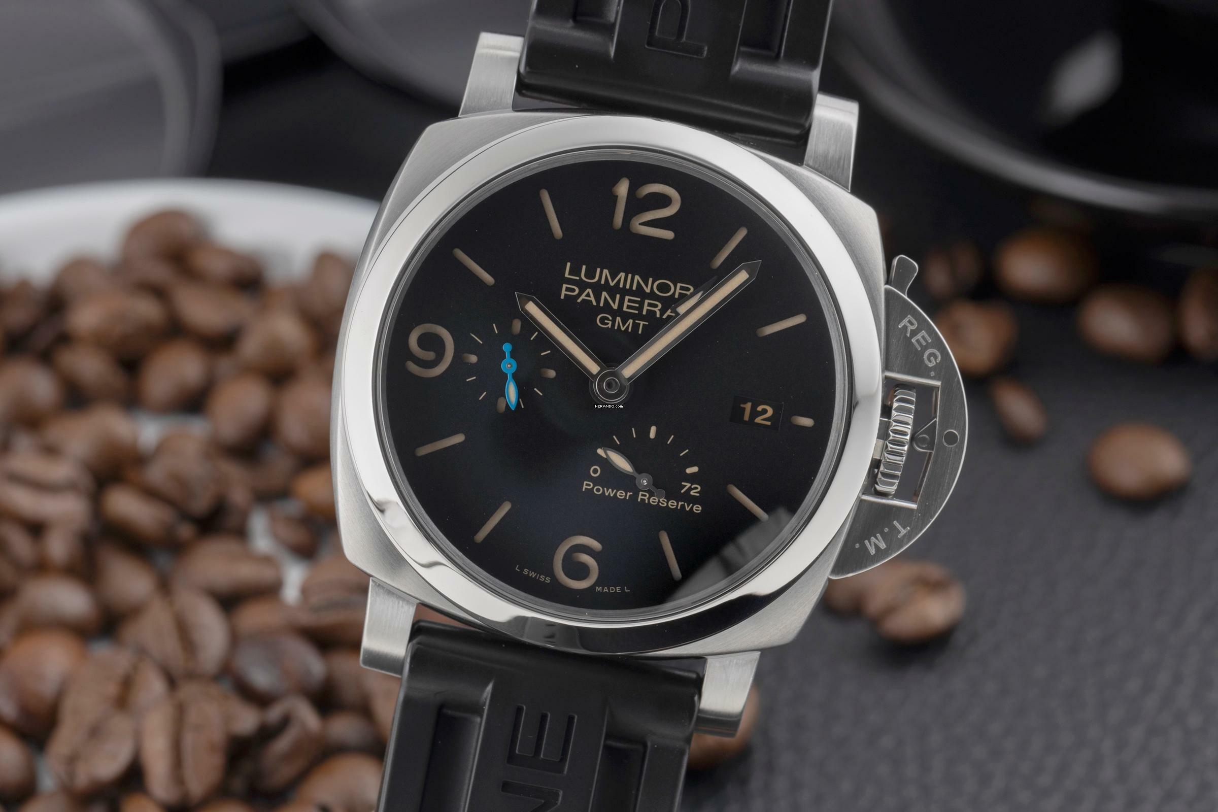 Panerai Luminor 1950 3 Days GMT Power Reserve Automatic Herrenuhr PAM01321