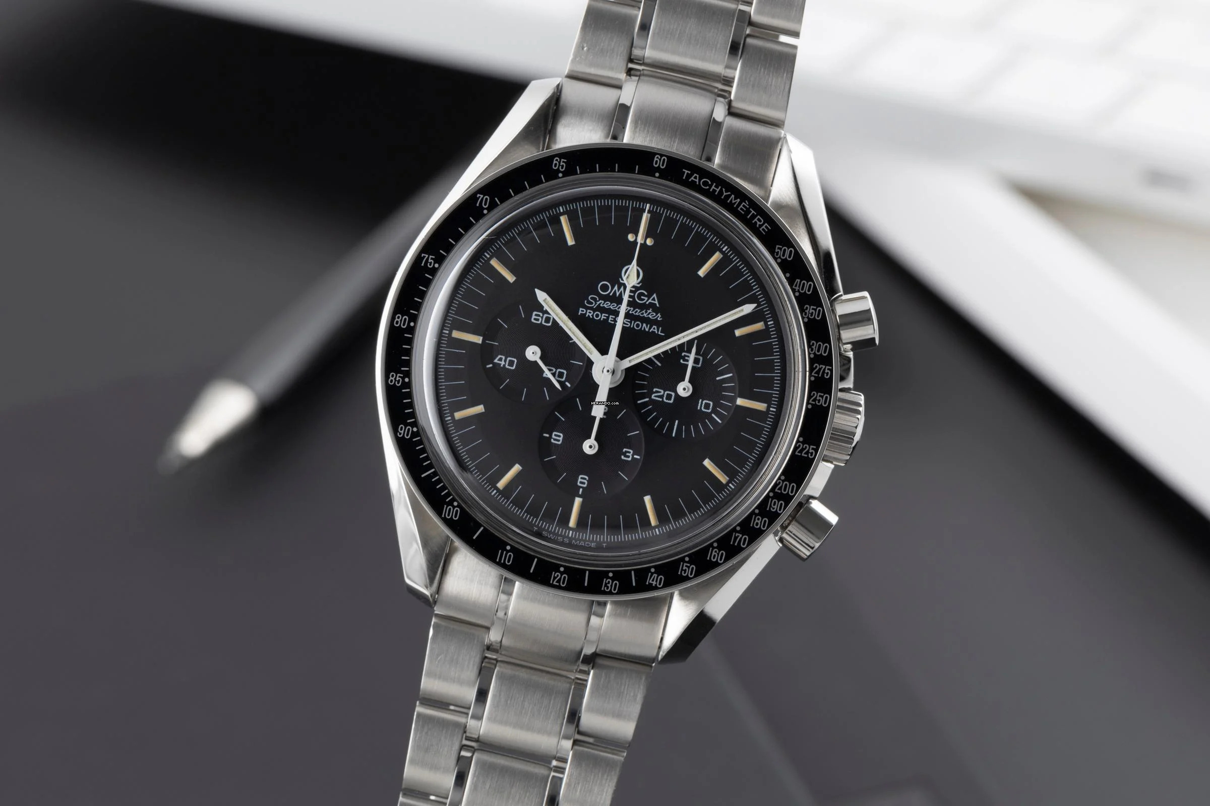 Omega Speedmaster Professional Moonwatch Chronograph Stahl Handaufzug Ref. 3590.50.00