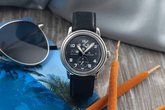 Thumbnail von Blancpain Léman Time Zone Automatik Edelstahl Herrenuhr Ref. 2160-1130M-71