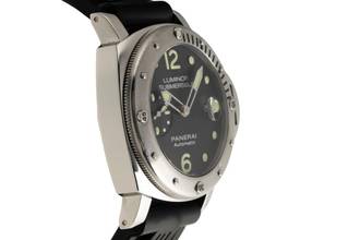 Thumbnail von Panerai Submersible Stahl Automatik Herrenuhr Ref. PAM01024 Box & Papiere 2018