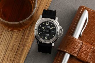 Thumbnail von Panerai Submersible Stahl Automatik Herrenuhr Ref. PAM01024 Box & Papiere 2018