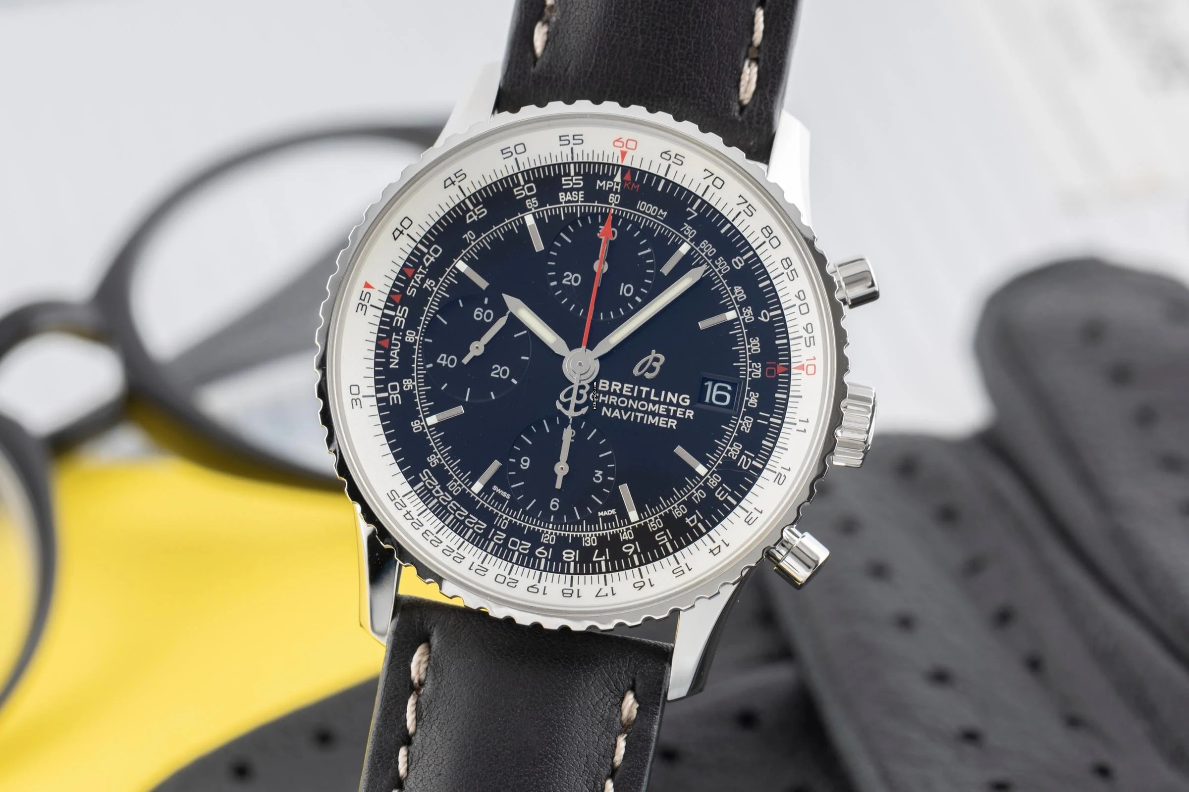 Breitling Navitimer Chronograph Automatik Stahl Herrenuhr A13324