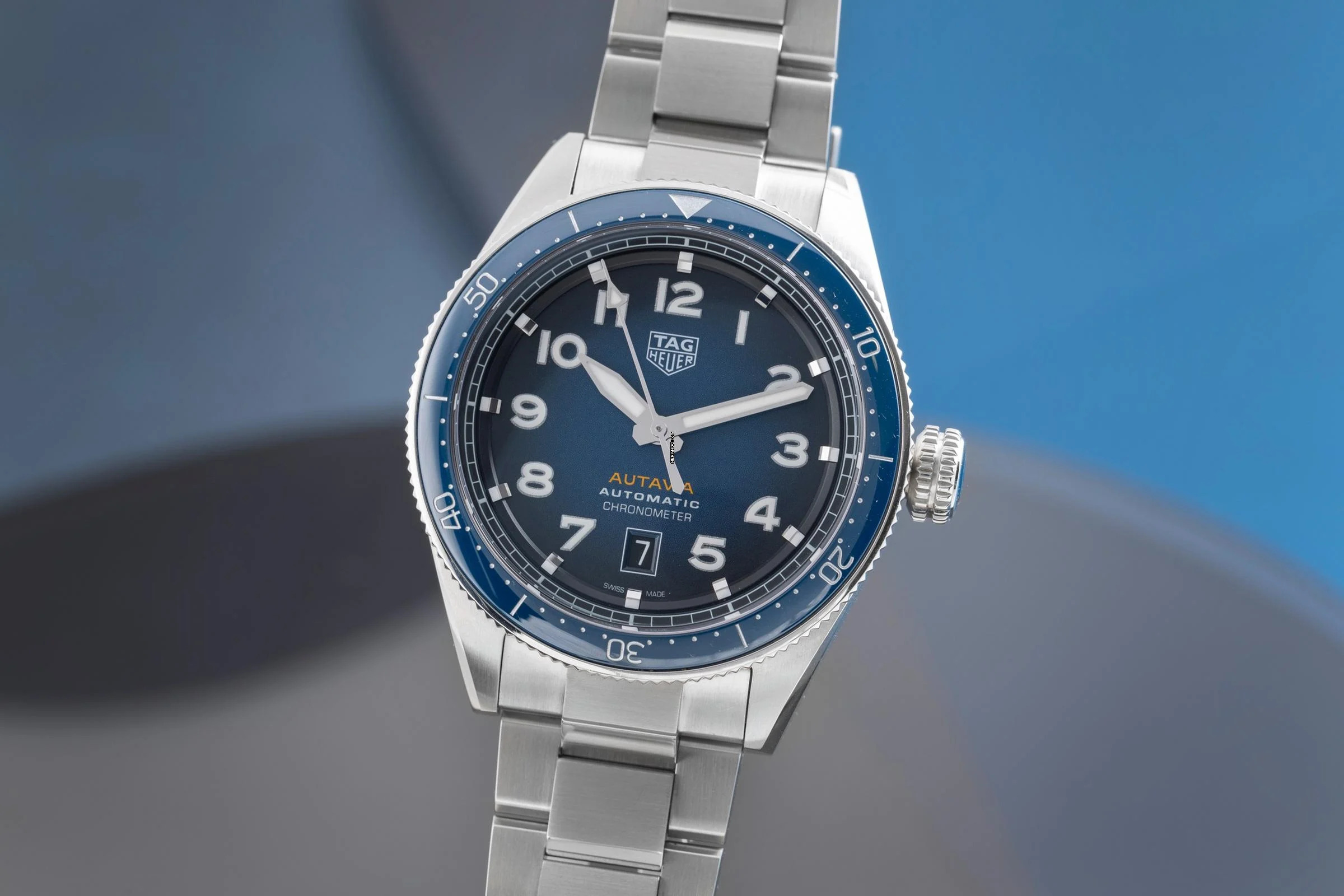 TAG Heuer Autavia Stahl Automatik Herrenuhr Ref. WBE5116 Box und Papiere 2023