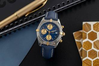 Thumbnail von Breitling Chronomat Chronograph Stahl / vergoldet Automatik Ref. B13048