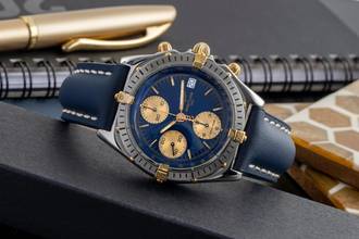 Thumbnail von Breitling Chronomat Chronograph Stahl / vergoldet Automatik Ref. B13048