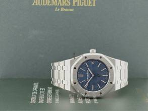 Thumbnail von Audemars Piguet Royal Oak Jumbo jumbo” Extra Thin 39mm Blue Dial Like New Full Set